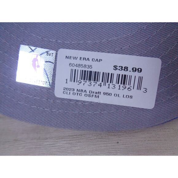 NBA LA Clippers New Era Royal Official Team Color 9FIFTY Snapback Hat Adult - Picture 7 of 7